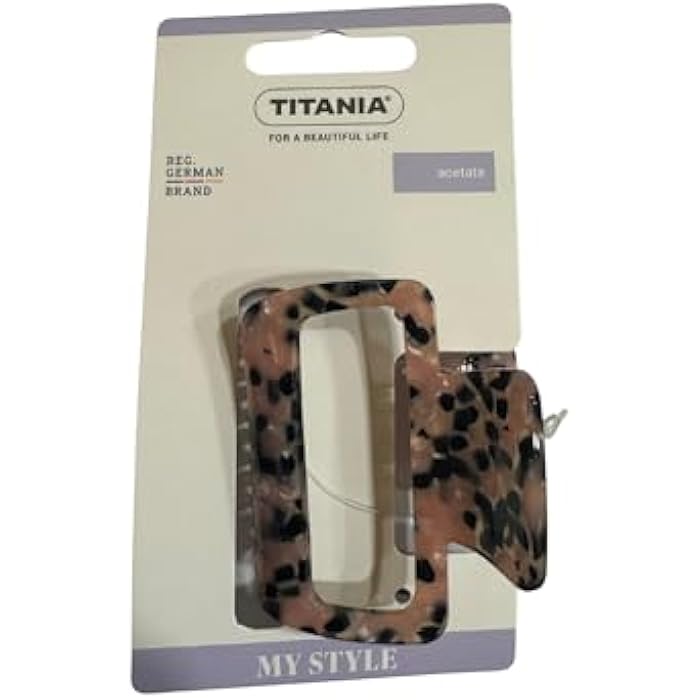 Titania 8253 Acetate Square Clip - Image 1